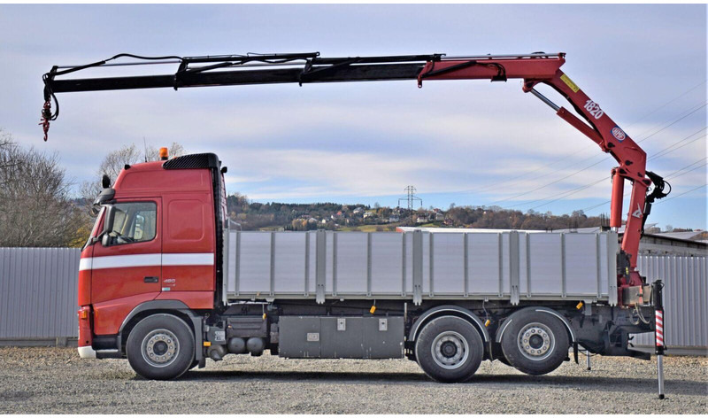 Volvo FH 480 Kipper 6,20m + HMF 1823 K3 + FUNK - Kravas automašīna pašizgāzējs, Kravas auto ar manipulatoru: foto 5 Volvo FH 480 Kipper 6,20m + HMF 1823 K3 + FUNK - Kravas automašīna pašizgāzējs, Kravas auto ar manipulatoru: foto 5