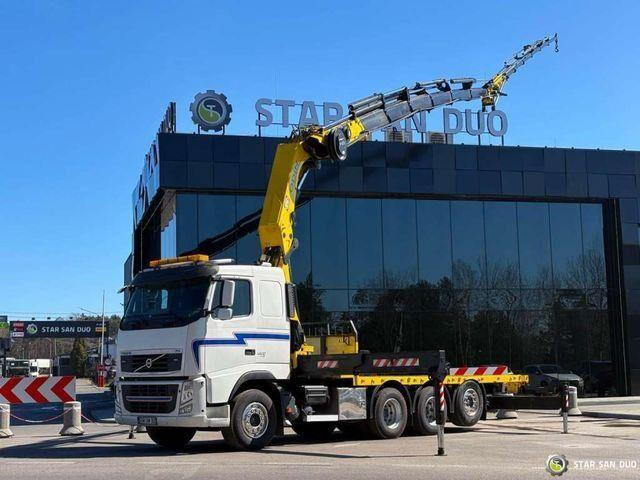 Volvo FH 520 8x4 HMF ODIN K6 EURO 5 FLY JIB Crane - Bortu kravas automašīna/ Platforma, Kravas auto ar manipulatoru: foto 1 Volvo FH 520 8x4 HMF ODIN K6 EURO 5 FLY JIB Crane - Bortu kravas automašīna/ Platforma, Kravas auto ar manipulatoru: foto 1
