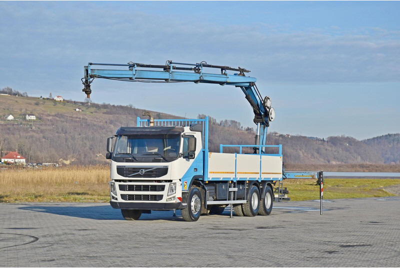 Volvo FM 410 - Bortu kravas automašīna/ Platforma, Kravas auto ar manipulatoru: foto 2 Volvo FM 410 - Bortu kravas automašīna/ Platforma, Kravas auto ar manipulatoru: foto 2
