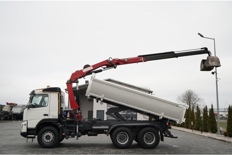 Volvo FMX 380 / 6x4 / WYWROTKA + HDS HMF 1820 K2 / HYDROBURTA / STEROW - Kravas automašīna pašizgāzējs, Kravas auto ar manipulatoru: foto 2 Volvo FMX 380 / 6x4 / WYWROTKA + HDS HMF 1820 K2 / HYDROBURTA / STEROW - Kravas automašīna pašizgāzējs, Kravas auto ar manipulatoru: foto 2