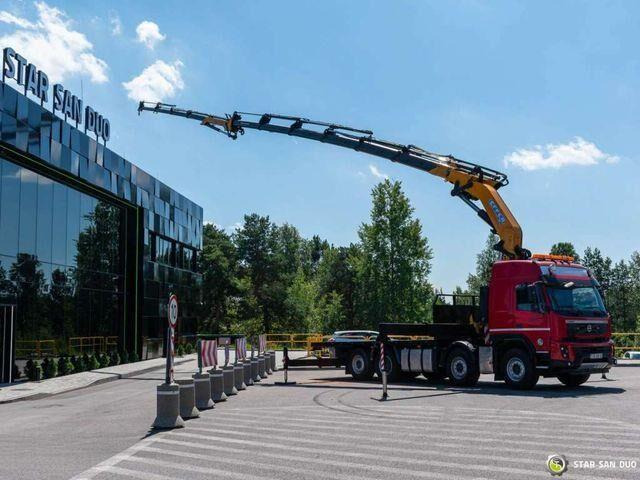 Volvo FMX 500 8x2 Effer 585 Fly Jib Winch Crane Kran - Bortu kravas automašīna/ Platforma, Kravas auto ar manipulatoru: foto 3 Volvo FMX 500 8x2 Effer 585 Fly Jib Winch Crane Kran - Bortu kravas automašīna/ Platforma, Kravas auto ar manipulatoru: foto 3