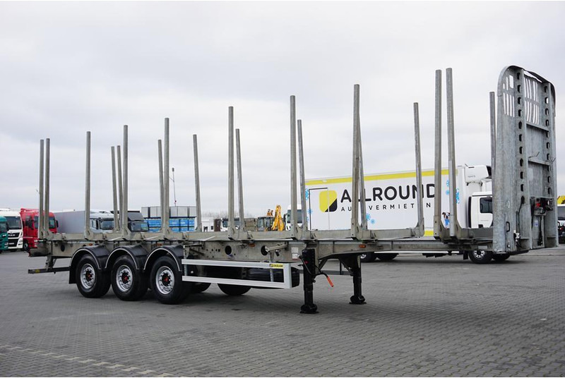 Zaslaw KŁONICOWA / DO DREWNA / WAGA 6 400 KG / OŚ PODNOSZONA - Kokvedēja piekabe: foto 4 Zaslaw KŁONICOWA / DO DREWNA / WAGA 6 400 KG / OŚ PODNOSZONA - Kokvedēja piekabe: foto 4