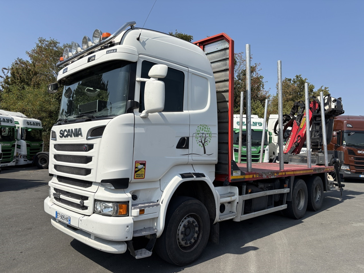 SCANIA R 580 CB6x4HHZ - Šasija kravas automašīna: foto 1 SCANIA R 580 CB6x4HHZ - Šasija kravas automašīna: foto 1