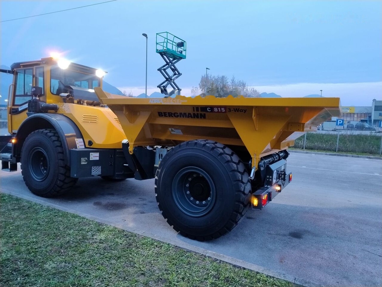 Bergmann C815s - Artikulētias pašizgāzējs: foto 4 Bergmann C815s - Artikulētias pašizgāzējs: foto 4