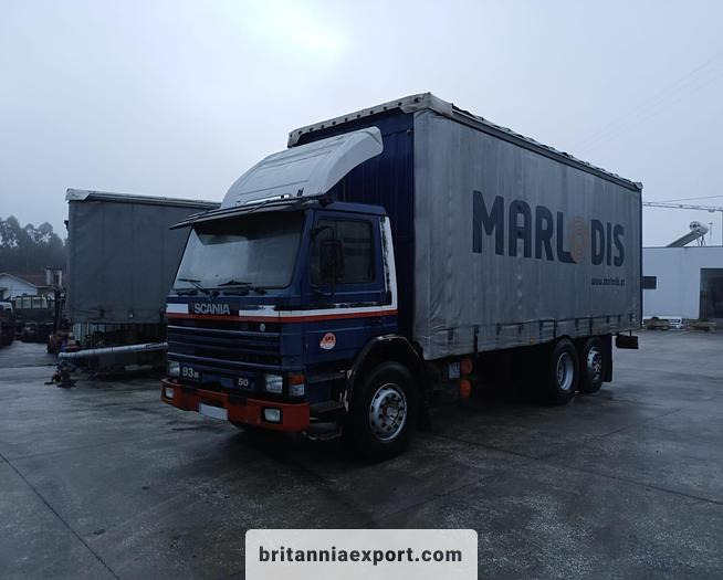 SCANIA P 93M 250 | 6X2 8 tyres | Manual injector pump | - Kravas automašīna ar tentu: foto 1 SCANIA P 93M 250 | 6X2 8 tyres | Manual injector pump | - Kravas automašīna ar tentu: foto 1