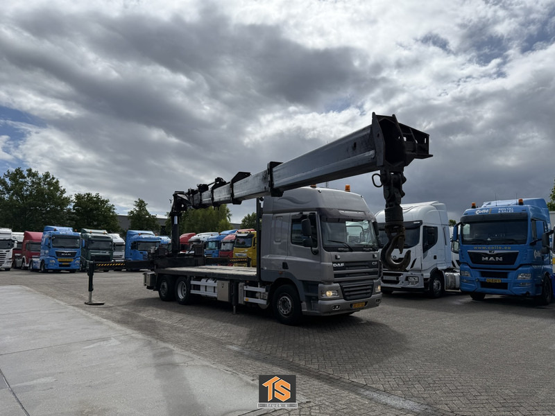 DAF FAN CF85 .460 - AUTOMATIC - EURO 5 - KRAN/CRANE HIAB 377 - Bortu kravas automašīna/ Platforma, Kravas auto ar manipulatoru: foto 1 DAF FAN CF85 .460 - AUTOMATIC - EURO 5 - KRAN/CRANE HIAB 377 - Bortu kravas automašīna/ Platforma, Kravas auto ar manipulatoru: foto 1