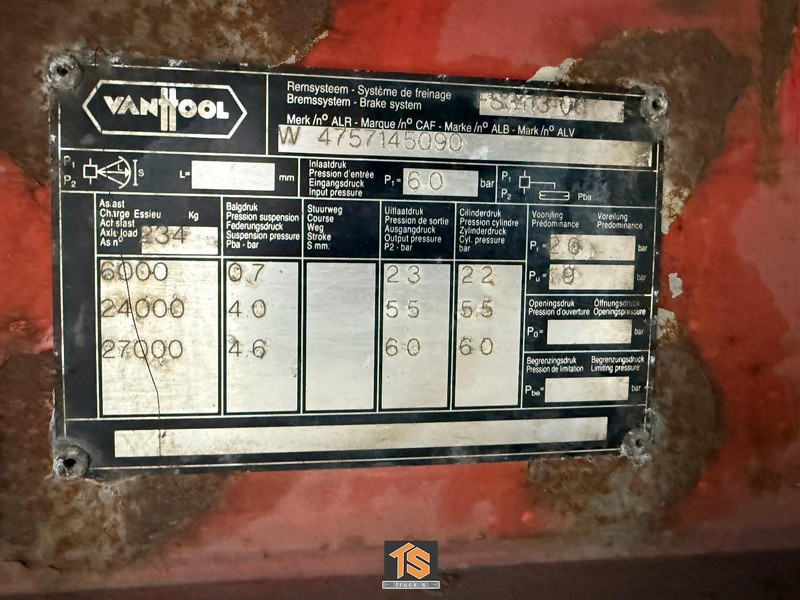 Van Hool 3B0049 KOELER/REEFER/KUHLKOFFER - THERMO KING - KEURING 12/2025 - BELGIUM TRAILER - Puspiekabe refrižerators: foto 4 Van Hool 3B0049 KOELER/REEFER/KUHLKOFFER - THERMO KING - KEURING 12/2025 - BELGIUM TRAILER - Puspiekabe refrižerators: foto 4