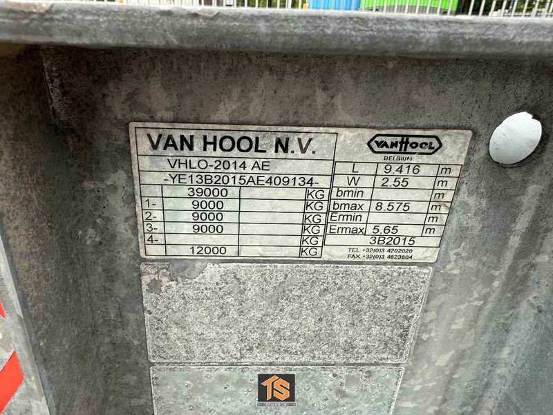 Puspiekabe noņemamā virsbūve/ Konteineru vedējs Van Hool 3B2015 20/30FT - ADR - BPW - NL TOP TRAILER - 4x AVAILABLE!: foto 6