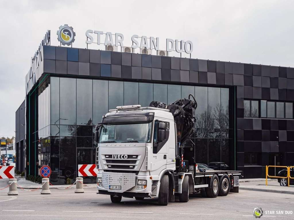 Iveco STRALIS AS320S50Y 8x2 HMF 8520-0K6 FLY JIB Winc - Kravas auto ar manipulatoru: foto 5 Iveco STRALIS AS320S50Y 8x2 HMF 8520-0K6 FLY JIB Winc - Kravas auto ar manipulatoru: foto 5
