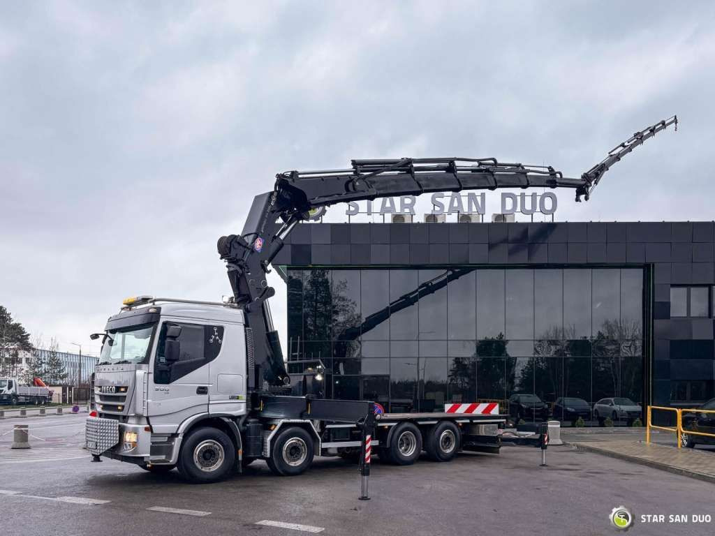 Iveco STRALIS AS320S50Y 8x2 HMF 8520-0K6 FLY JIB Winc - Kravas auto ar manipulatoru: foto 3 Iveco STRALIS AS320S50Y 8x2 HMF 8520-0K6 FLY JIB Winc - Kravas auto ar manipulatoru: foto 3