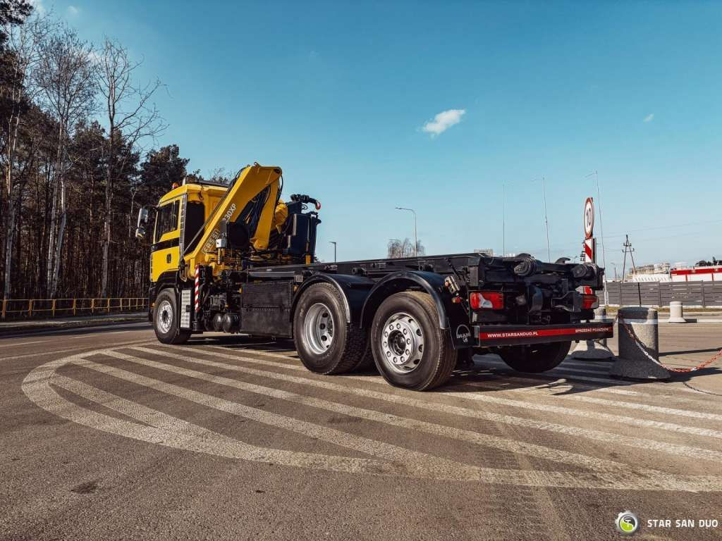 Kravas auto ar manipulatoru MAN  TGA 18.440 6x2 FASSI F 210 A.24  Crane Rotator: foto 14