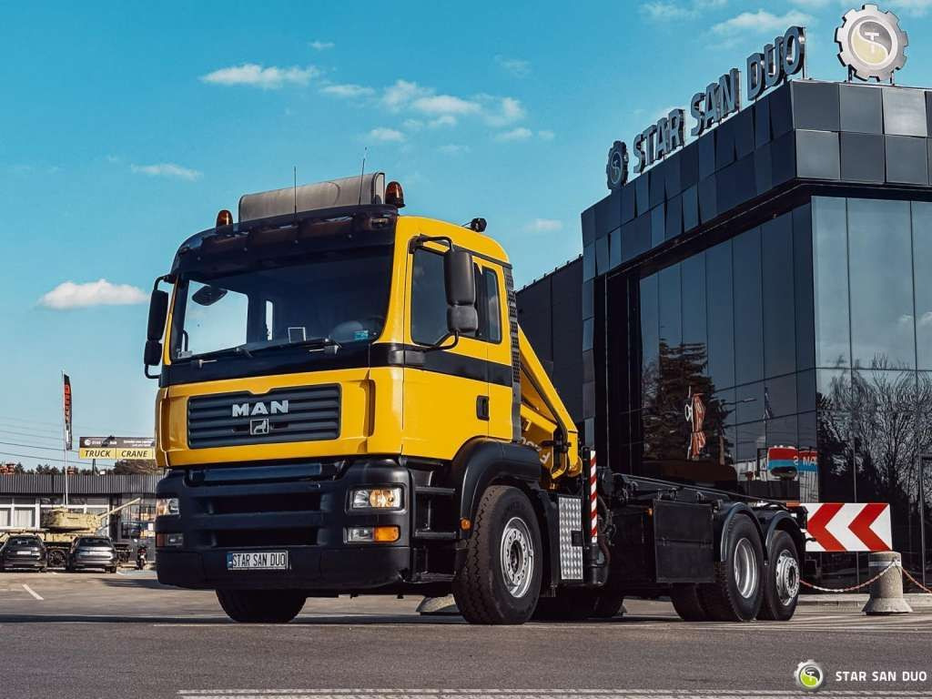 Kravas auto ar manipulatoru MAN  TGA 18.440 6x2 FASSI F 210 A.24  Crane Rotator: foto 11