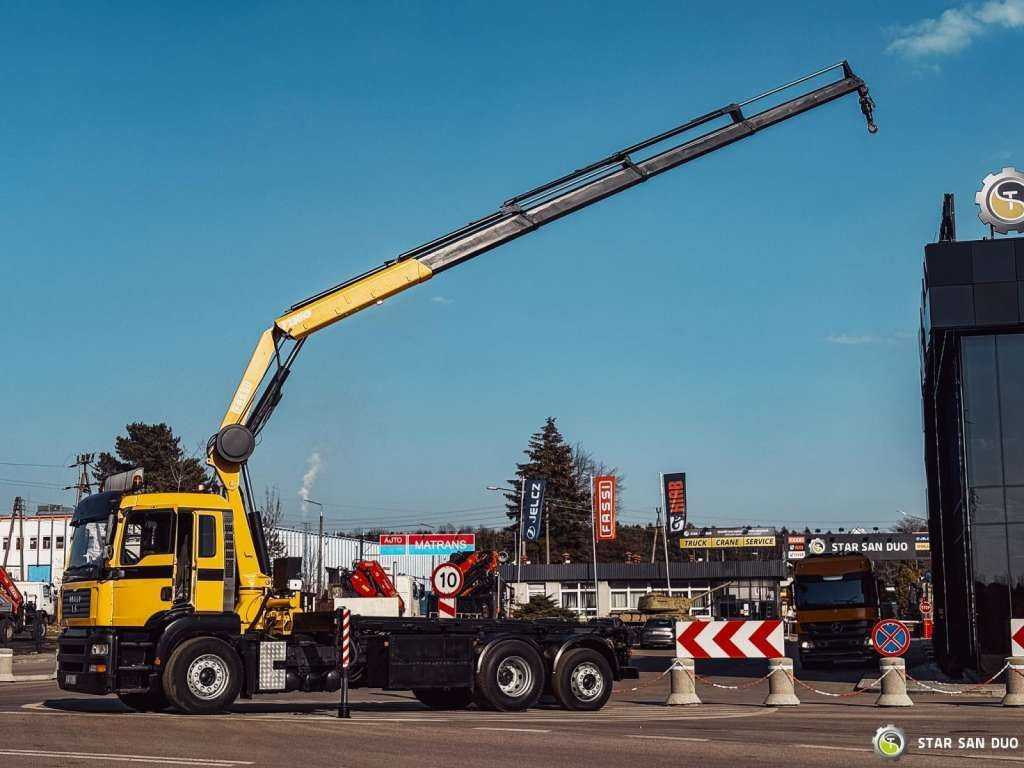 Kravas auto ar manipulatoru MAN  TGA 18.440 6x2 FASSI F 210 A.24  Crane Rotator: foto 8