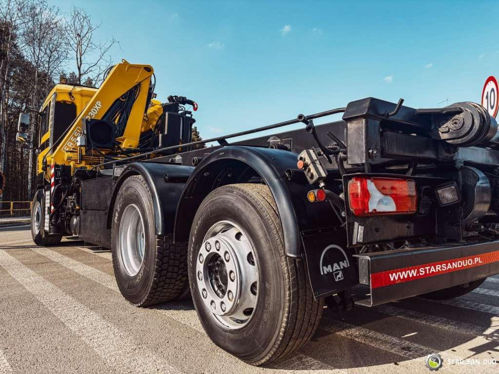 Kravas auto ar manipulatoru MAN  TGA 18.440 6x2 FASSI F 210 A.24  Crane Rotator: foto 28