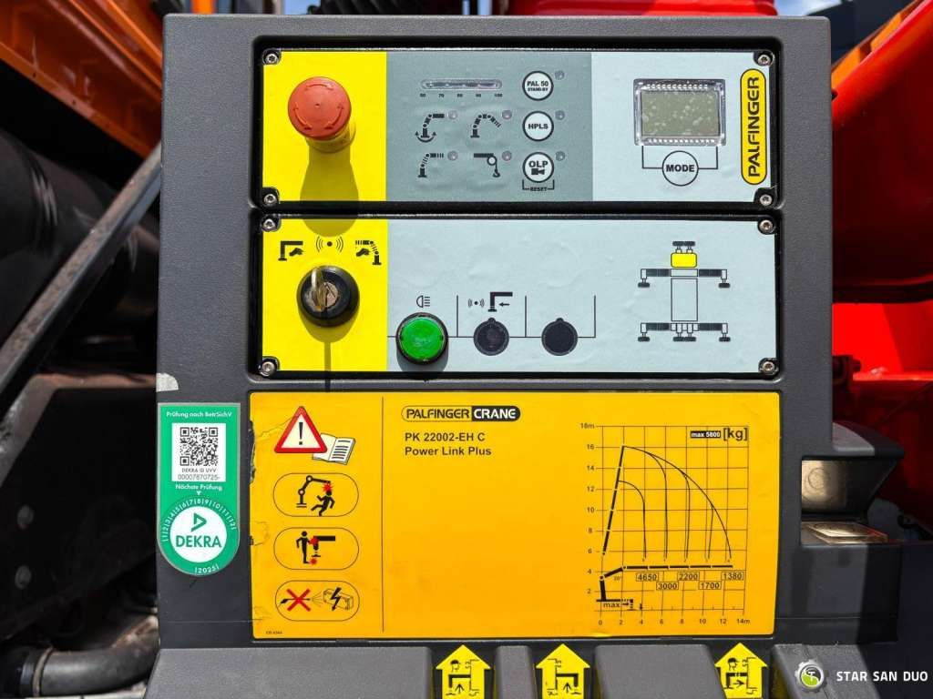 MAN  TGS 18.480 4x4 PALFINGER PK 22002  Crane Kipper līzingu MAN  TGS 18.480 4x4 PALFINGER PK 22002  Crane Kipper: foto 22