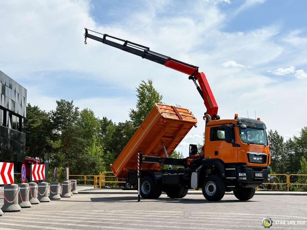 MAN TGS 18.480 4x4 PALFINGER PK 22002 Crane Kipper - Kravas auto ar manipulatoru: foto 2 MAN TGS 18.480 4x4 PALFINGER PK 22002 Crane Kipper - Kravas auto ar manipulatoru: foto 2