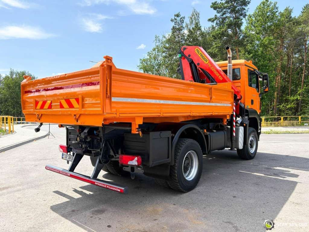 MAN  TGS 18.480 4x4 PALFINGER PK 22002  Crane Kipper līzingu MAN  TGS 18.480 4x4 PALFINGER PK 22002  Crane Kipper: foto 9