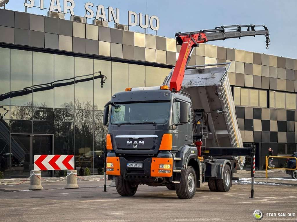 MAN TGS 18.480 PALFINGER PK 16502 HDS Crane,Kipper MAN TGS 18.480 PALFINGER PK 16502 HDS Crane,Kipper - Kravas auto ar manipulatoru, Kravas automašīna pašizgāzējs: foto 3 MAN TGS 18.480 PALFINGER PK 16502 HDS Crane,Kipper MAN TGS 18.480 PALFINGER PK 16502 HDS Crane,Kipper - Kravas auto ar manipulatoru, Kravas automašīna pašizgāzējs: foto 3