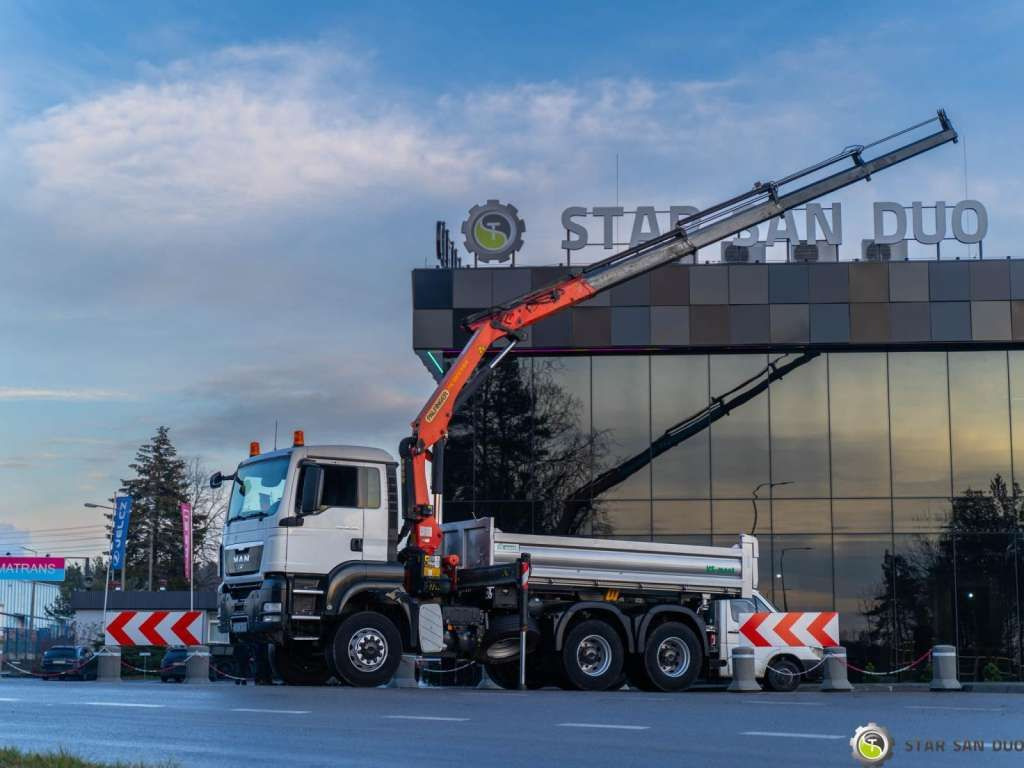 MAN TGS 26.360 6x6 PALFINGER PK 18001 EH Crane Kipe - Kravas auto ar manipulatoru: foto 3 MAN TGS 26.360 6x6 PALFINGER PK 18001 EH Crane Kipe - Kravas auto ar manipulatoru: foto 3