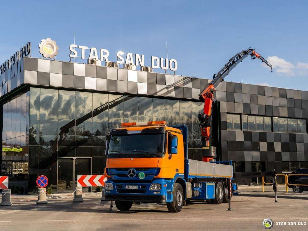 Mercedes-Benz ACTROS 2541 6x2 Palfinger PK 34002 Crane Winch - Kravas auto ar manipulatoru: foto 1 Mercedes-Benz ACTROS 2541 6x2 Palfinger PK 34002 Crane Winch - Kravas auto ar manipulatoru: foto 1