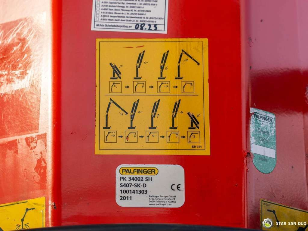 Kravas auto ar manipulatoru Mercedes-Benz ACTROS 2541 6x2 Palfinger PK 34002 Crane Winch: foto 16 Kravas auto ar manipulatoru Mercedes-Benz ACTROS 2541 6x2 Palfinger PK 34002 Crane Winch: foto 16