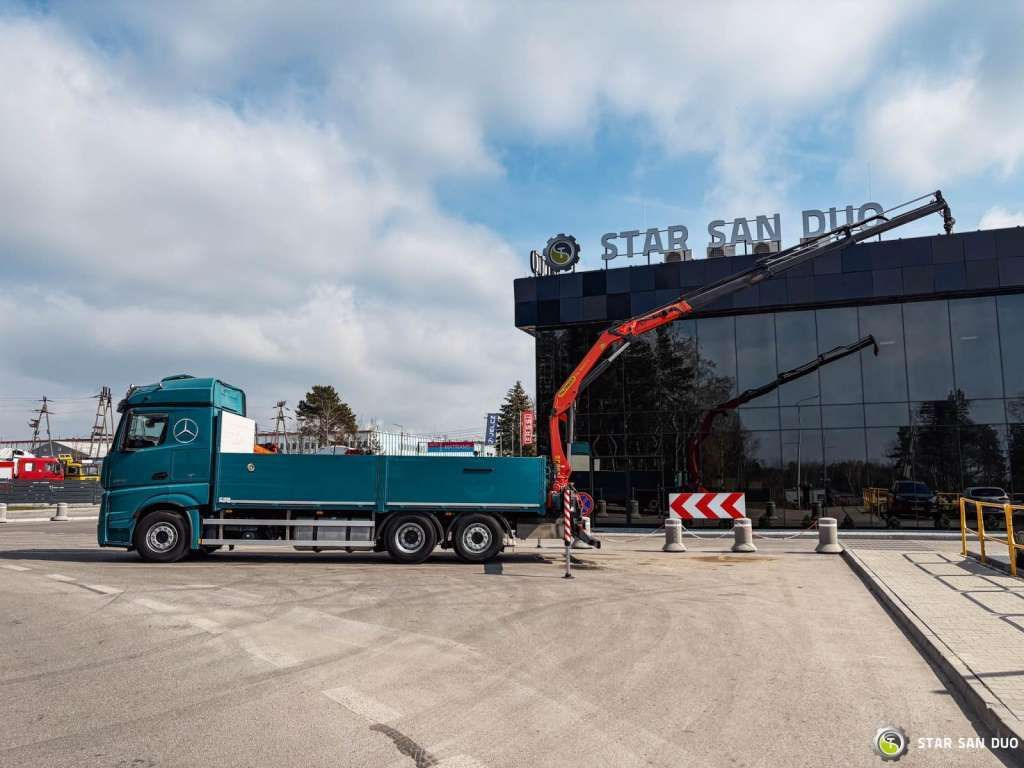 Mercedes-Benz ACTROS 2545 6x2 Palfinger PK 16001 HDS Crane Mercedes-Benz ACTROS 2545 6x2 Palfinger PK 16001 HDS Crane - Kravas auto ar manipulatoru, Bortu kravas automašīna/ Platforma: foto 2 Mercedes-Benz ACTROS 2545 6x2 Palfinger PK 16001 HDS Crane Mercedes-Benz ACTROS 2545 6x2 Palfinger PK 16001 HDS Crane - Kravas auto ar manipulatoru, Bortu kravas automašīna/ Platforma: foto 2