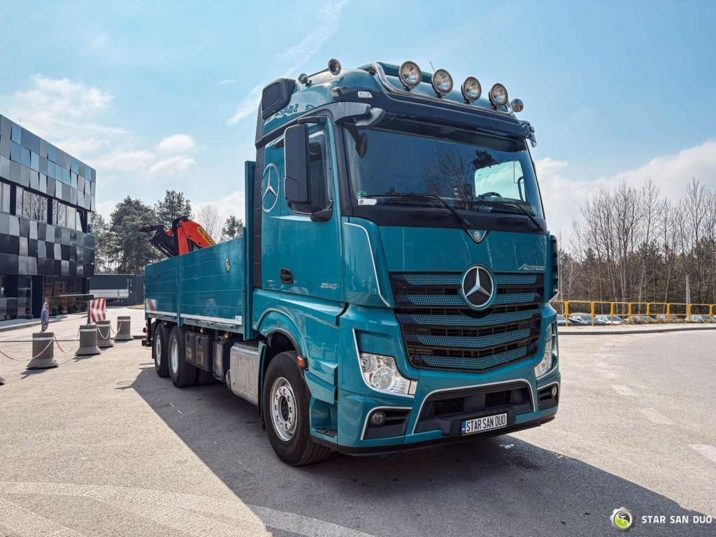 Mercedes-Benz ACTROS 2545 6x2 Palfinger PK 16001 HDS Crane Mercedes-Benz ACTROS 2545 6x2 Palfinger PK 16001 HDS Crane - Kravas auto ar manipulatoru, Bortu kravas automašīna/ Platforma: foto 5 Mercedes-Benz ACTROS 2545 6x2 Palfinger PK 16001 HDS Crane Mercedes-Benz ACTROS 2545 6x2 Palfinger PK 16001 HDS Crane - Kravas auto ar manipulatoru, Bortu kravas automašīna/ Platforma: foto 5