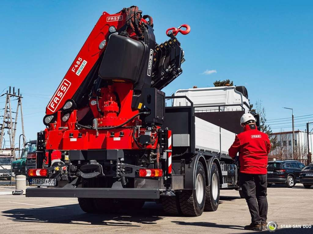 Kravas auto ar manipulatoru Mercedes-Benz  ACTROS 3351 NEW 6x4 Fassi F485 Crane: foto 23