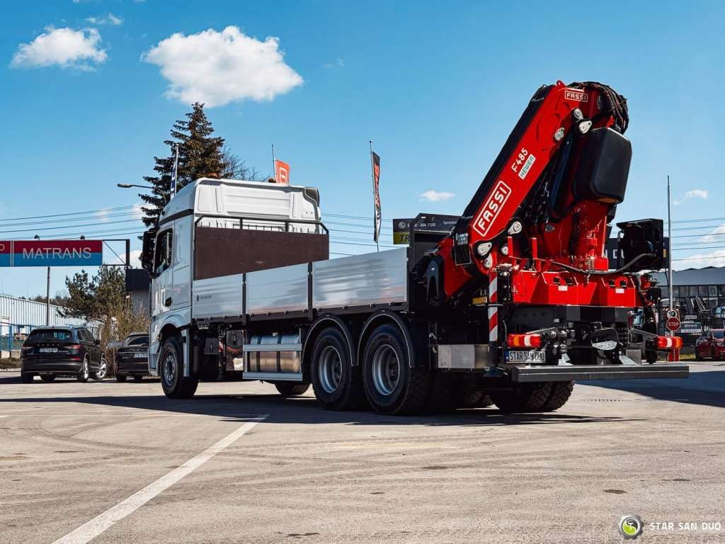 Kravas auto ar manipulatoru Mercedes-Benz  ACTROS 3351 NEW 6x4 Fassi F485 Crane: foto 14