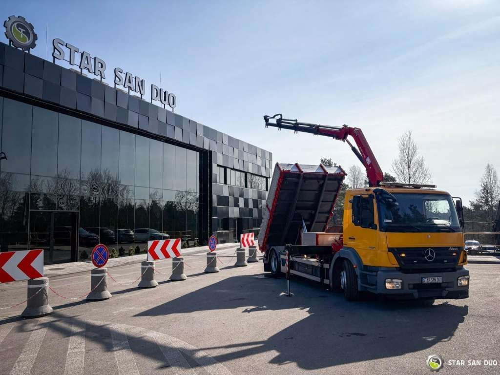 Mercedes-Benz AXOR 1824 4x2 HMF 975 HDS Crane Rotator Kipper - Kravas auto ar manipulatoru: foto 5 Mercedes-Benz AXOR 1824 4x2 HMF 975 HDS Crane Rotator Kipper - Kravas auto ar manipulatoru: foto 5