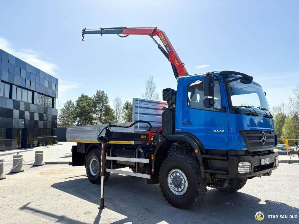 Mercedes-Benz AXOR 1824 4x4 PALFINGER PK 8500 Crane Kran - Kravas auto ar manipulatoru: foto 2 Mercedes-Benz AXOR 1824 4x4 PALFINGER PK 8500 Crane Kran - Kravas auto ar manipulatoru: foto 2
