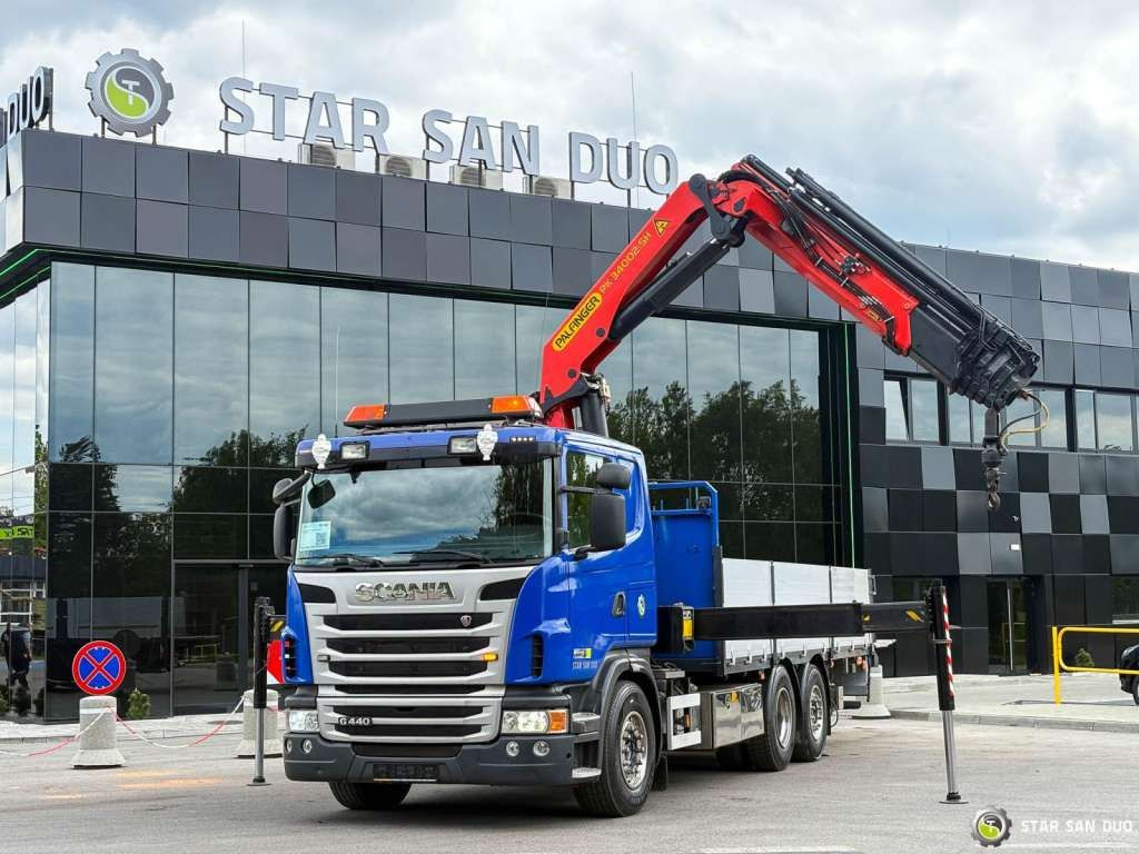 Scania G440 6x2 PALFINGER PK 34002SH Crane Kran - Kravas auto ar manipulatoru: foto 2 Scania G440 6x2 PALFINGER PK 34002SH Crane Kran - Kravas auto ar manipulatoru: foto 2