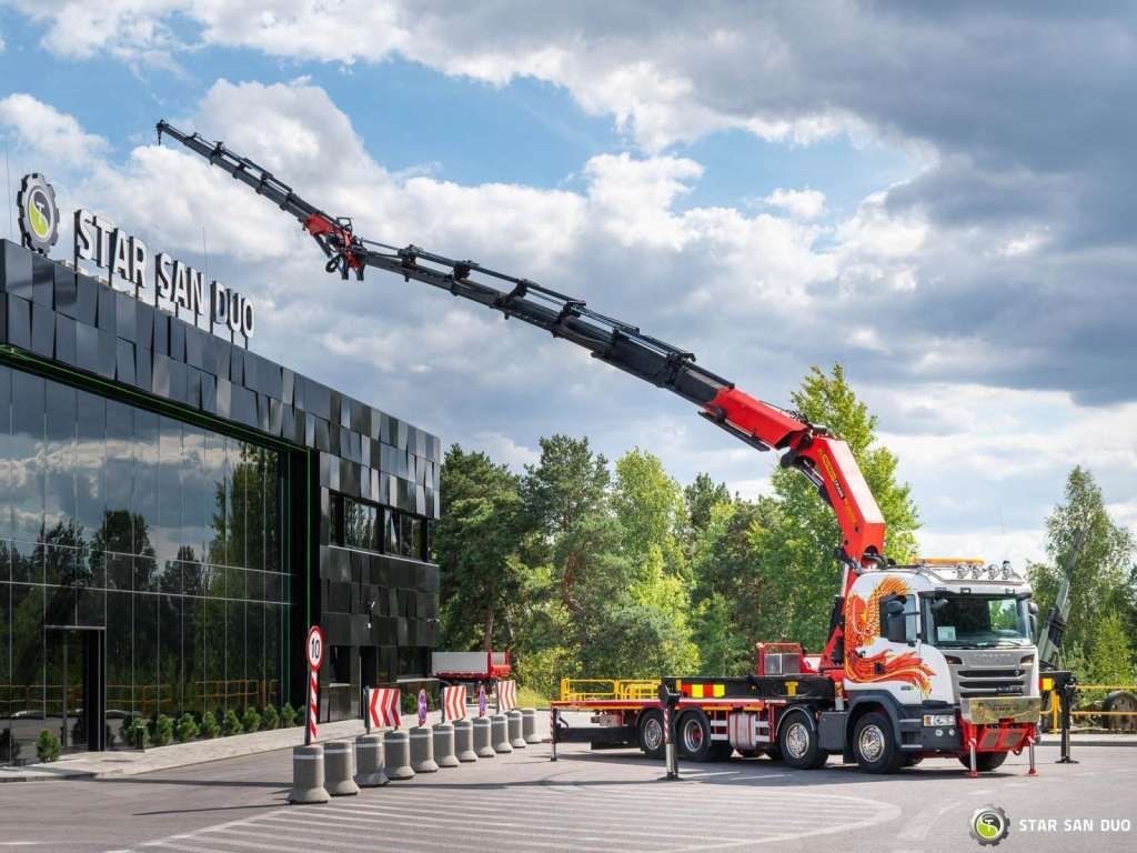 Scania G450 8x2 PALFINGER PK 85002 Fly Jib Winch - Kravas auto ar manipulatoru: foto 2 Scania G450 8x2 PALFINGER PK 85002 Fly Jib Winch - Kravas auto ar manipulatoru: foto 2