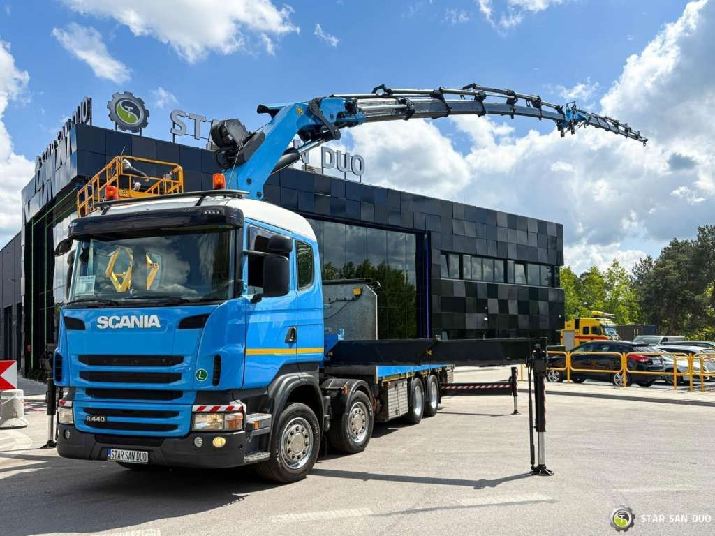 Scania R440 8x4 Palfinger PK50002 FLY JIB Crane Winch - Kravas auto ar manipulatoru: foto 3 Scania R440 8x4 Palfinger PK50002 FLY JIB Crane Winch - Kravas auto ar manipulatoru: foto 3