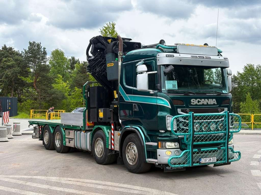 Scania R480 8x2 PALFINGER PK 92002 SH FLY JIB CRANE - Kravas auto ar manipulatoru: foto 2 Scania R480 8x2 PALFINGER PK 92002 SH FLY JIB CRANE - Kravas auto ar manipulatoru: foto 2