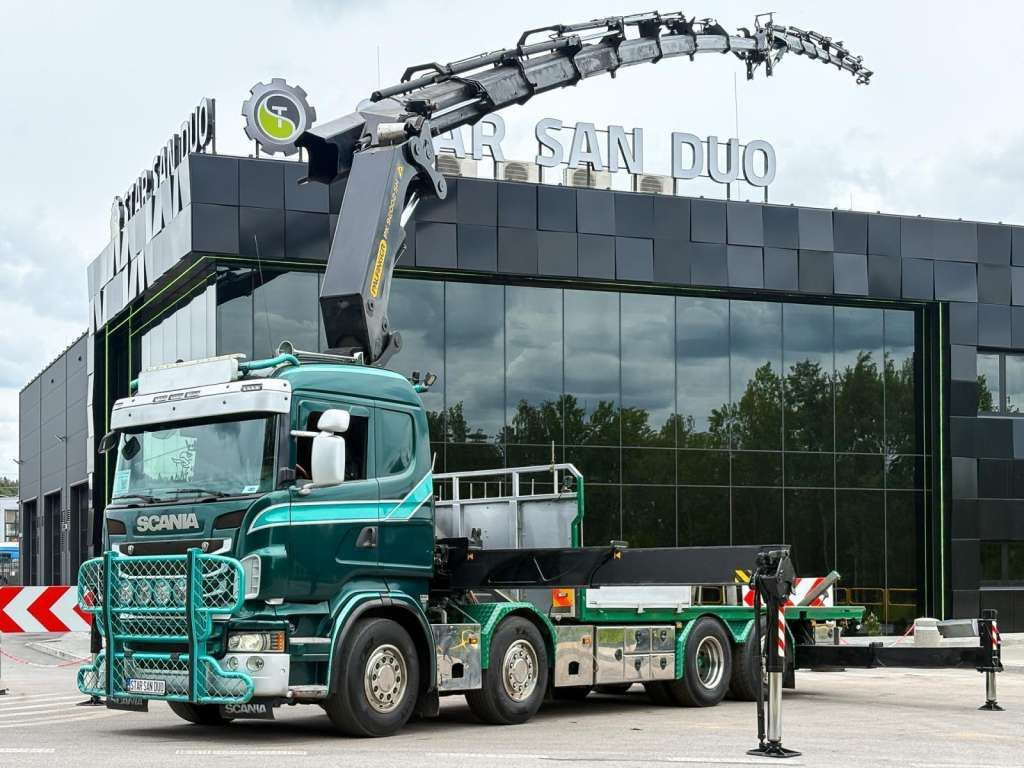 Scania R480 8x2 PALFINGER PK 92002 SH FLY JIB CRANE - Kravas auto ar manipulatoru: foto 1 Scania R480 8x2 PALFINGER PK 92002 SH FLY JIB CRANE - Kravas auto ar manipulatoru: foto 1