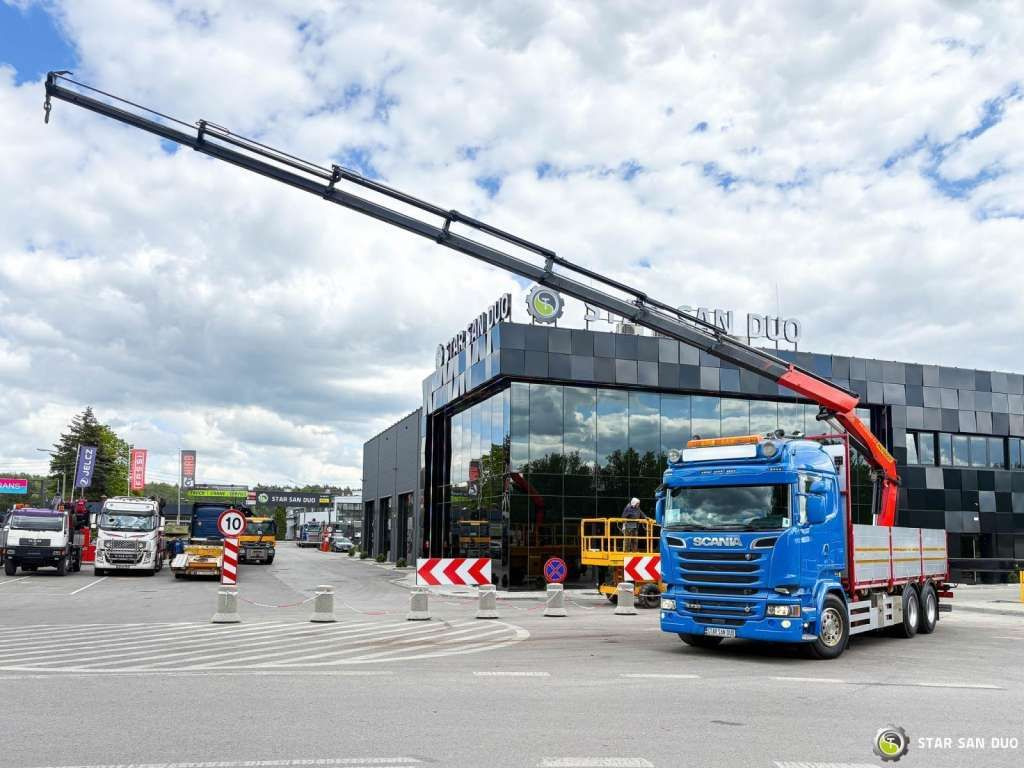 Scania R730 6X4 PALFINGER PK 33002 EH Crane - Kravas auto ar manipulatoru: foto 1 Scania R730 6X4 PALFINGER PK 33002 EH Crane - Kravas auto ar manipulatoru: foto 1