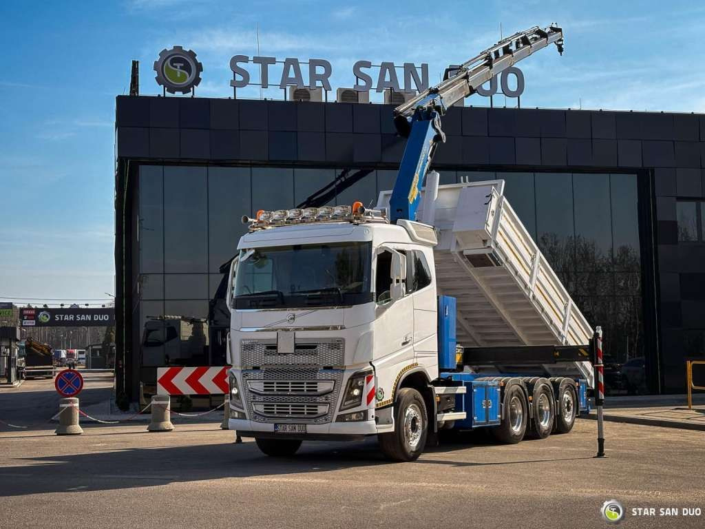 Volvo FH 16.550 8x4 Palfinger PK 34002-SH Crane Kippe - Kravas automašīna pašizgāzējs: foto 1 Volvo FH 16.550 8x4 Palfinger PK 34002-SH Crane Kippe - Kravas automašīna pašizgāzējs: foto 1