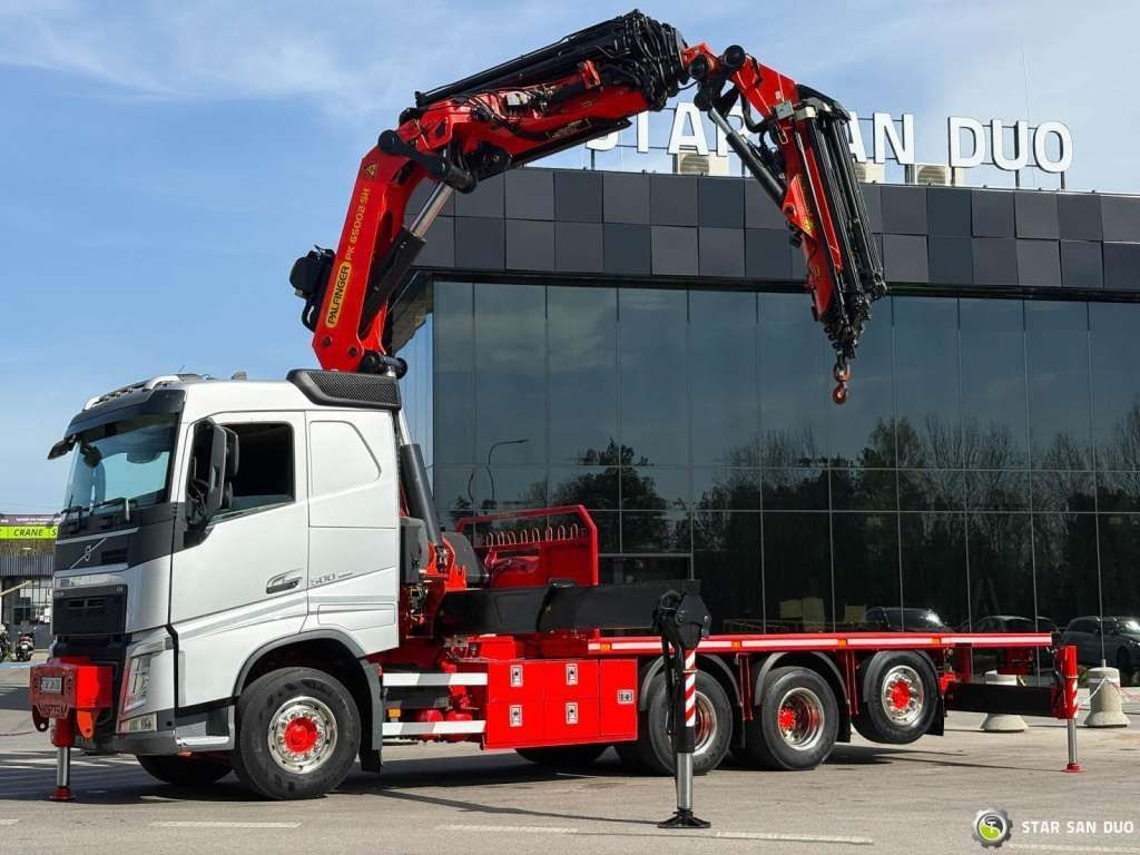 Volvo FH 500 8x4*4 PK65002 Fly JIB Crane 7456 h Winch - Kravas auto ar manipulatoru: foto 3 Volvo FH 500 8x4*4 PK65002 Fly JIB Crane 7456 h Winch - Kravas auto ar manipulatoru: foto 3