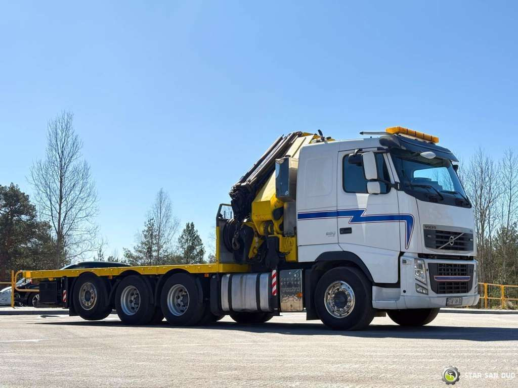 Volvo FH 520 8x4 HMF ODIN K6 EURO 5 FLY JIB Crane - Kravas auto ar manipulatoru: foto 5 Volvo FH 520 8x4 HMF ODIN K6 EURO 5 FLY JIB Crane - Kravas auto ar manipulatoru: foto 5