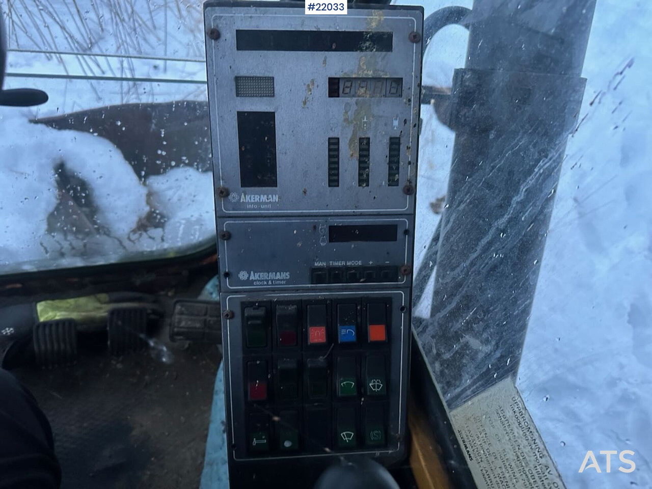 Riteņu ekskavators Åkerman H7M hjulgraver m/ skuffe: foto 25