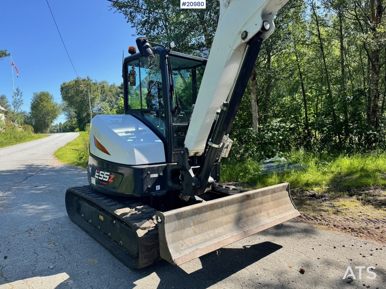 Bobcat E55Z - Mini-ekskavators: foto 5 Bobcat E55Z - Mini-ekskavators: foto 5