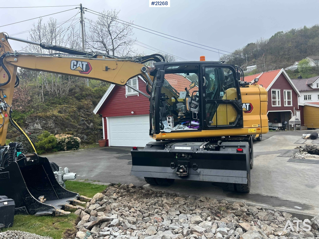 CAT M315 Hjulmaskin m/ graveskuffe, rotortilt, pusseskuffe - Riteņu ekskavators: foto 1 CAT M315 Hjulmaskin m/ graveskuffe, rotortilt, pusseskuffe - Riteņu ekskavators: foto 1