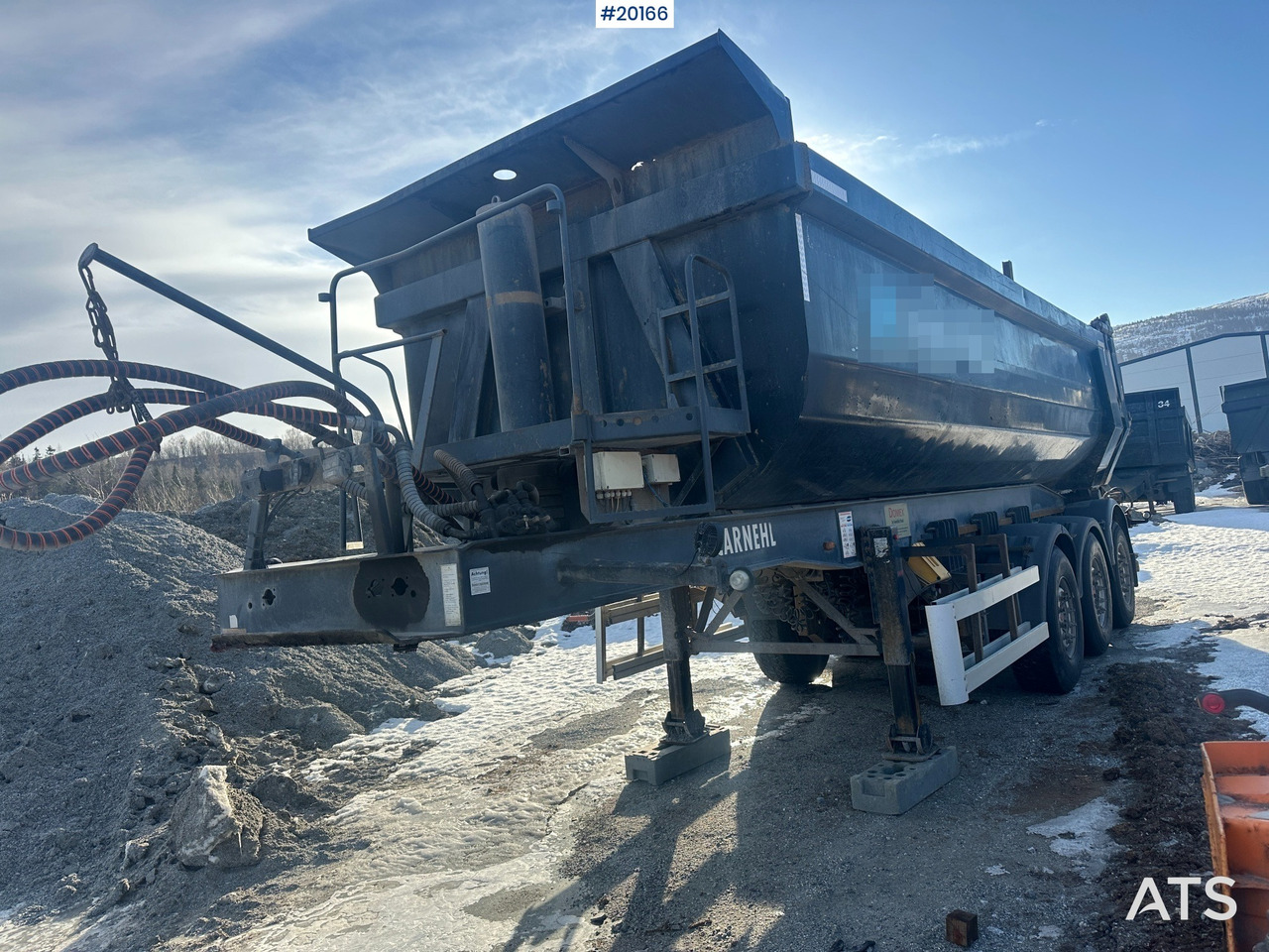Puspiekabe pašizgāzējs Carnehl 3 akslet tippsemi: foto 7