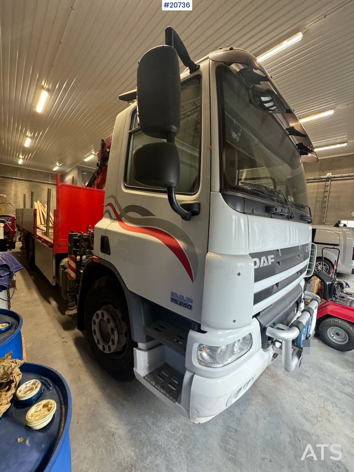 DAF CF75.250 - Bortu kravas automašīna/ Platforma, Kravas auto ar manipulatoru: foto 5 DAF CF75.250 - Bortu kravas automašīna/ Platforma, Kravas auto ar manipulatoru: foto 5