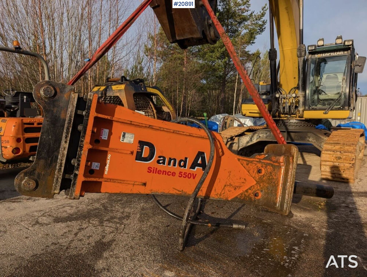 Danda DandA Silence 550V Pigghammer med G90-feste - Hidrauliskais āmurs - Celtniecības tehnika: foto 2 Danda DandA Silence 550V Pigghammer med G90-feste - Hidrauliskais āmurs - Celtniecības tehnika: foto 2