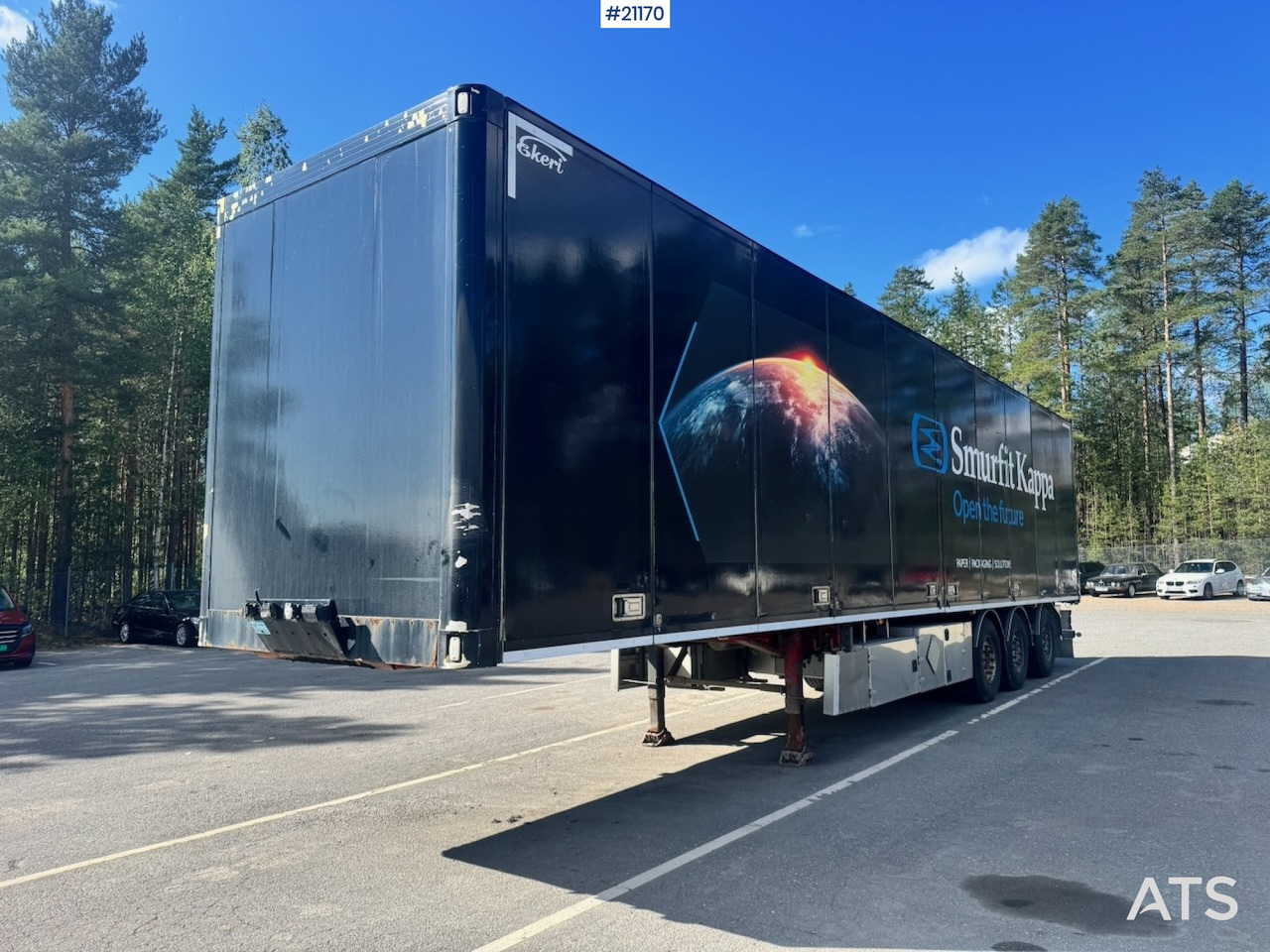 Puspiekabe slēgtā virsbūve Ekeri Skapsemi: foto 1