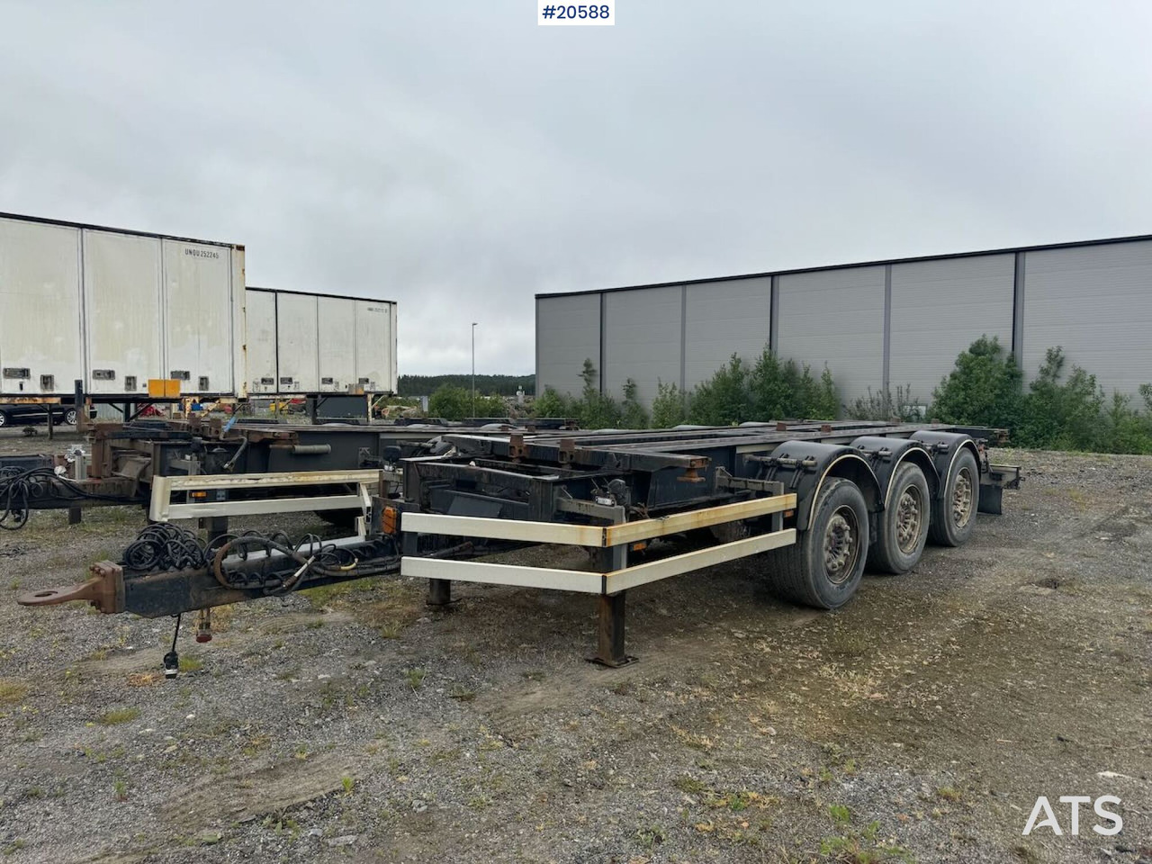 F.A.G 2015 F.A.G Containerkjerre – med tipp - Piekabe noņemamā virsbūve/ Konteineru vedējs: foto 1 F.A.G 2015 F.A.G Containerkjerre – med tipp - Piekabe noņemamā virsbūve/ Konteineru vedējs: foto 1
