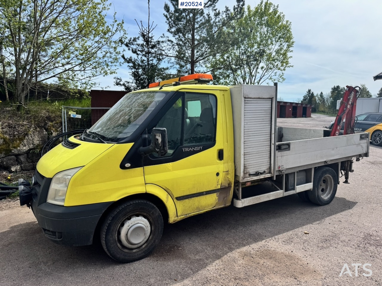 Ford TRANSIT - Automašīna ar kravas platformu, Kravas auto ar manipulatoru: foto 2 Ford TRANSIT - Automašīna ar kravas platformu, Kravas auto ar manipulatoru: foto 2