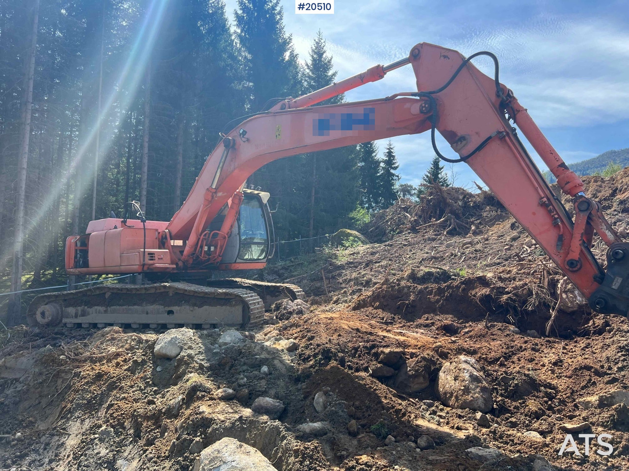 Hitachi EX285 - Ekskavators: foto 1 Hitachi EX285 - Ekskavators: foto 1